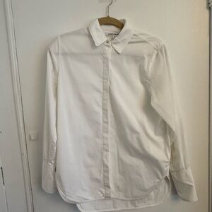 Elizabeth and James White Dress Shirt Crisp Cotton Professional